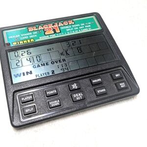 Vintage Black Jack Electronic Handheld Game